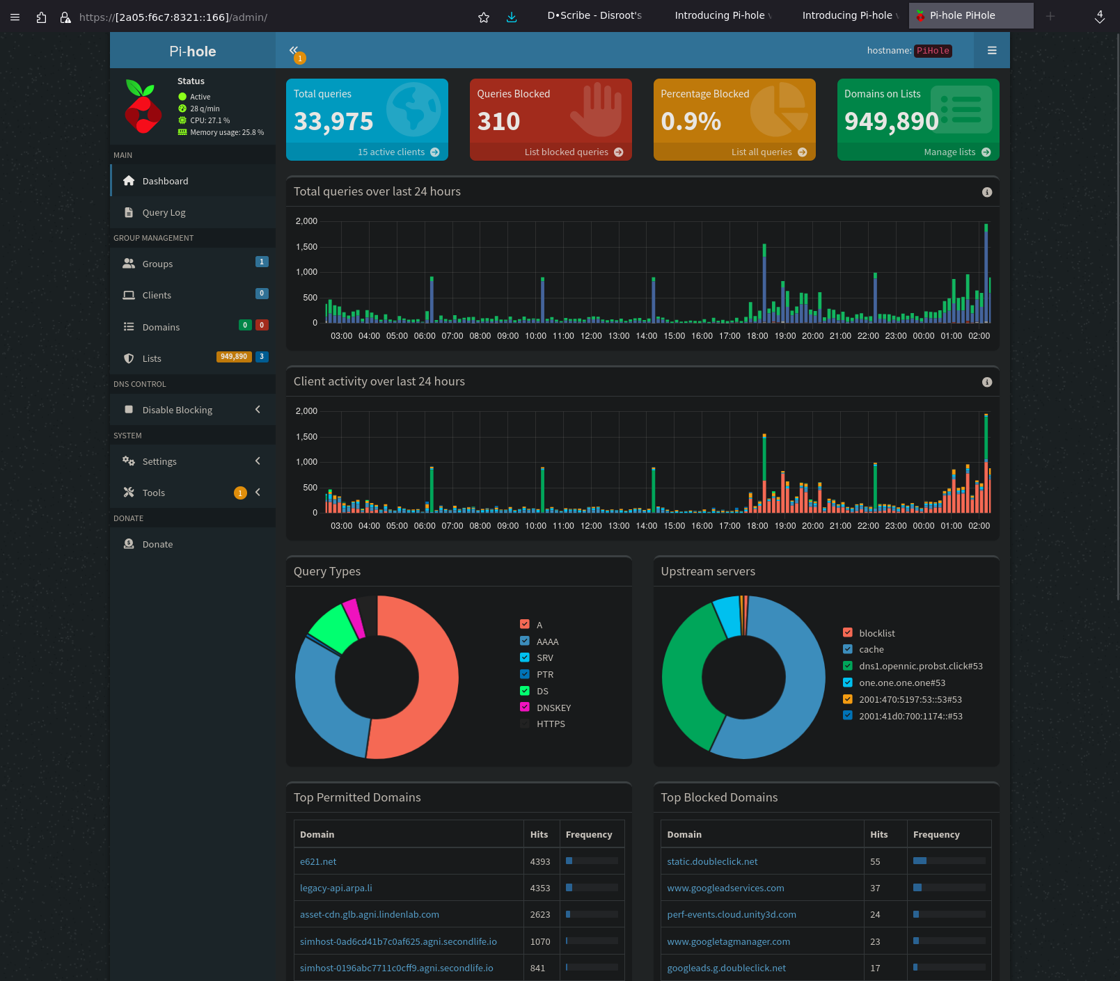 pihole v6 ui